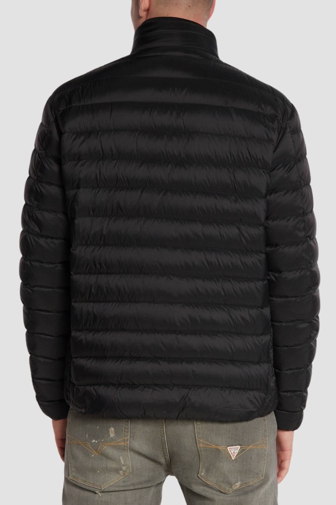 GUESS Black Men's Light Packable Realdown JKT Jacket