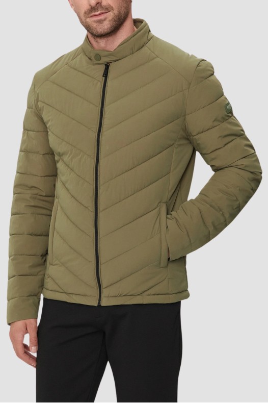 GUESS Green Jachetă Biker...