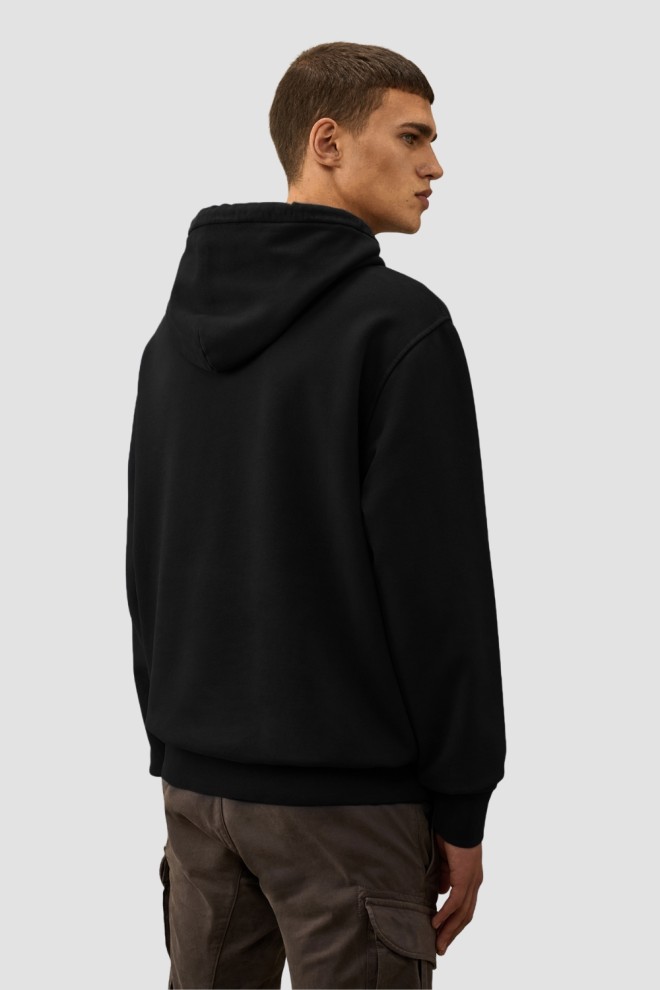Чоловічий світшот з капюшоном C.P. COMPANY чорний