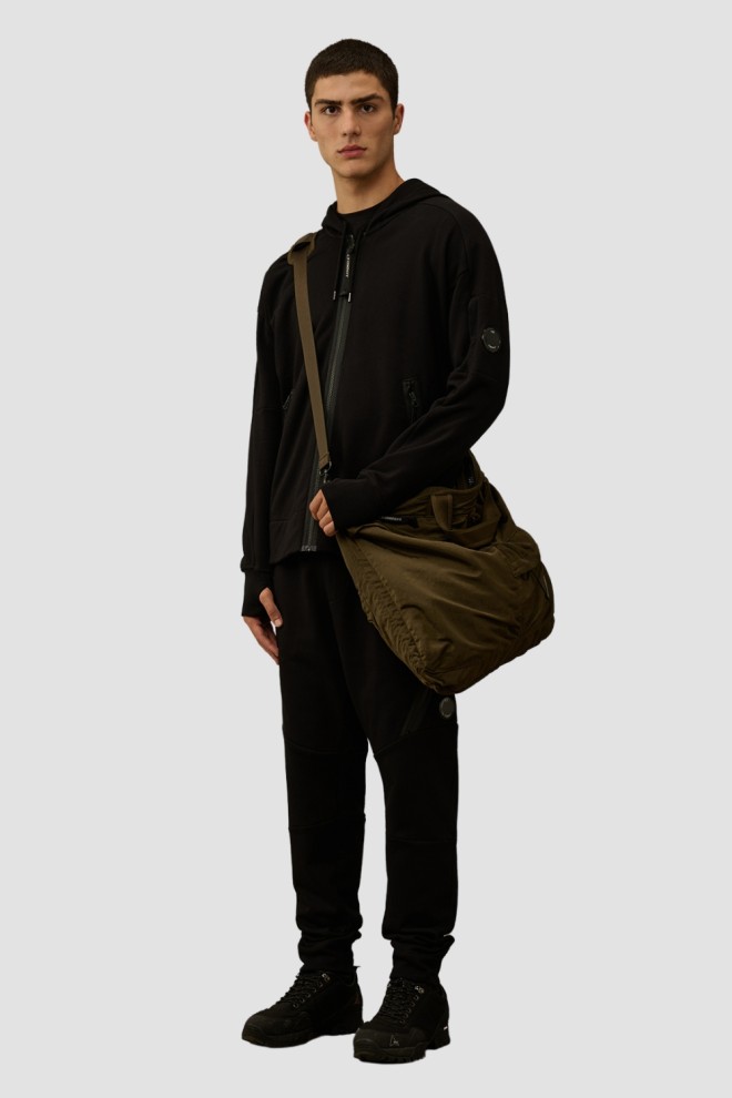 C.P. COMPANY Pantaloni de trening negru pentru bărbați