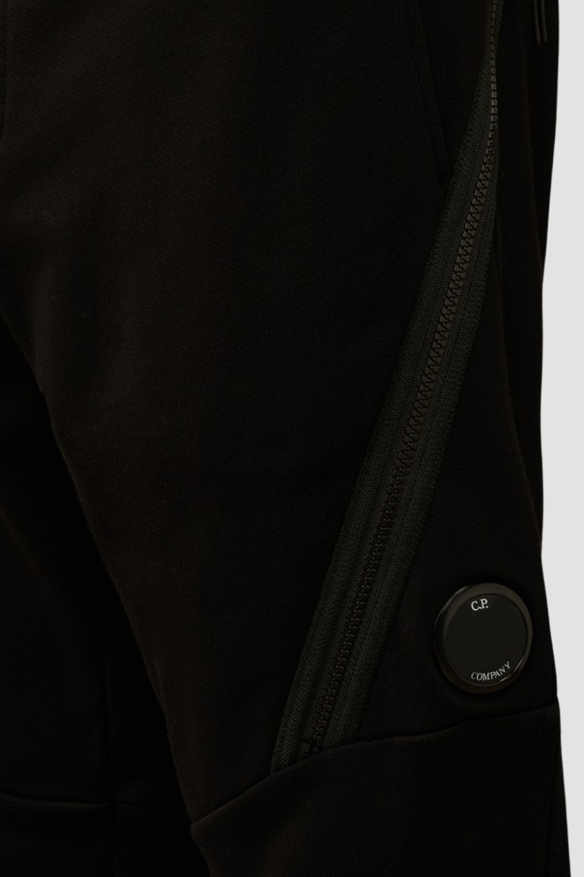 C.P. COMPANY Czarne męskie spodnie dresowe Jogging Pant
