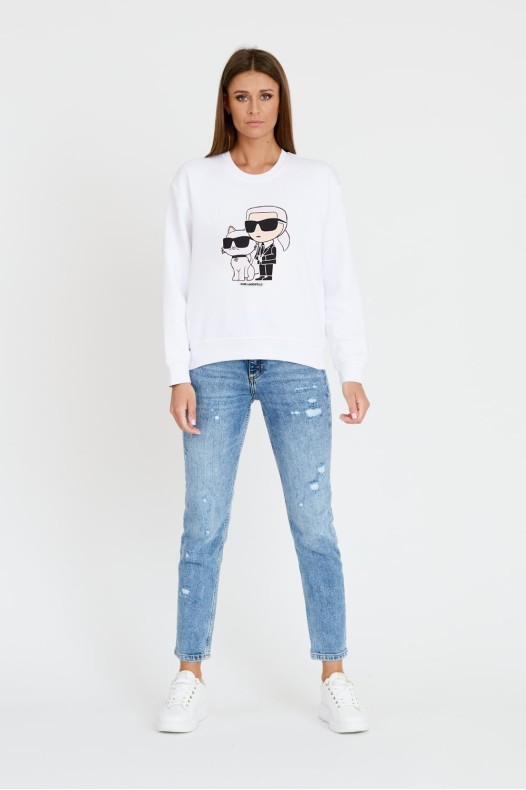 Hanorac alb Ikonik 2.0 KARL...