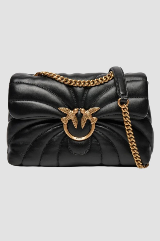 PINKO Negru Love Puff Classic Geantă AW25