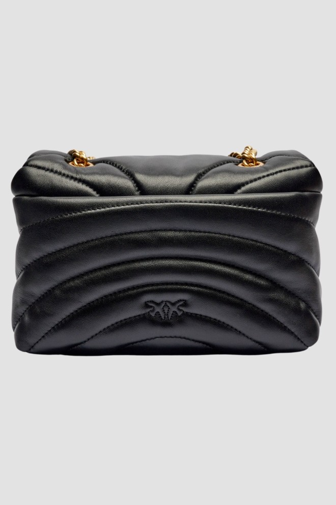 PINKO Black Love Puff Classic Handbag