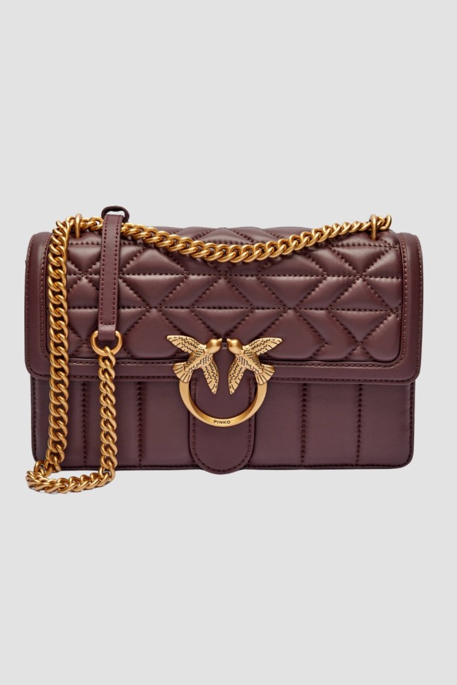 PINKO Коричнева сумочка Love One Classic DC