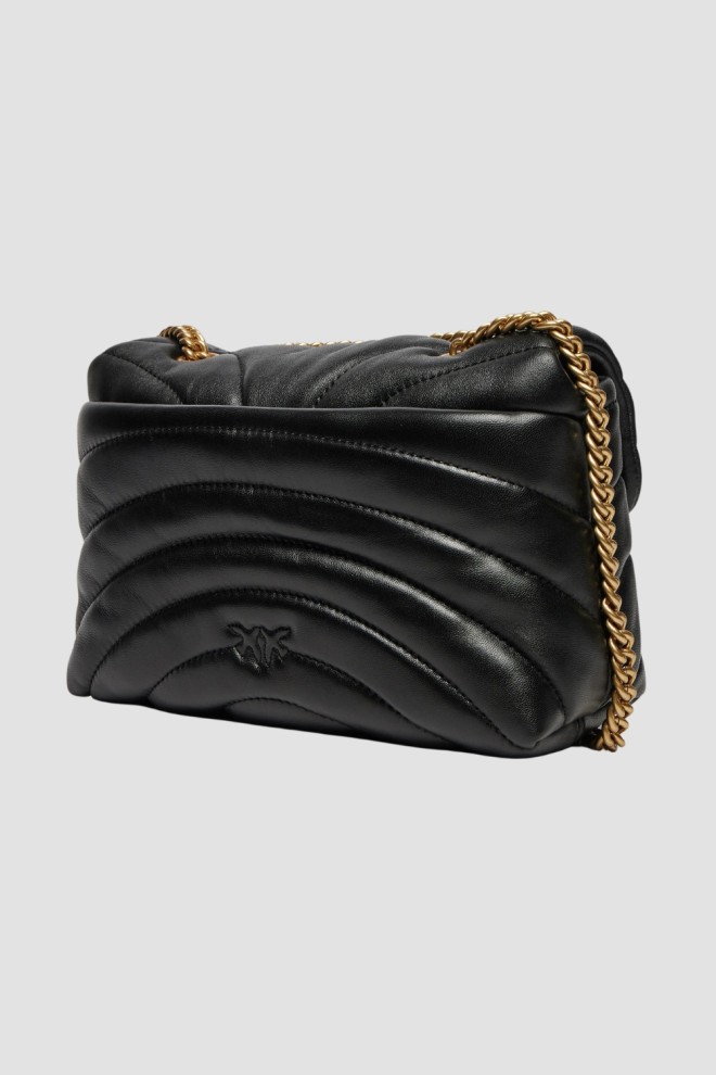 PINKO Black Love Puff Mini CL Handbag