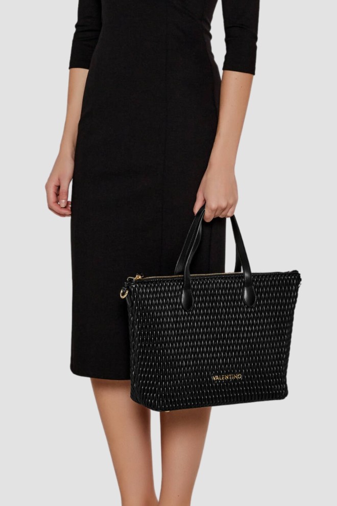 VALENTINO Czarna shopperka damska Frequency Re Shopping