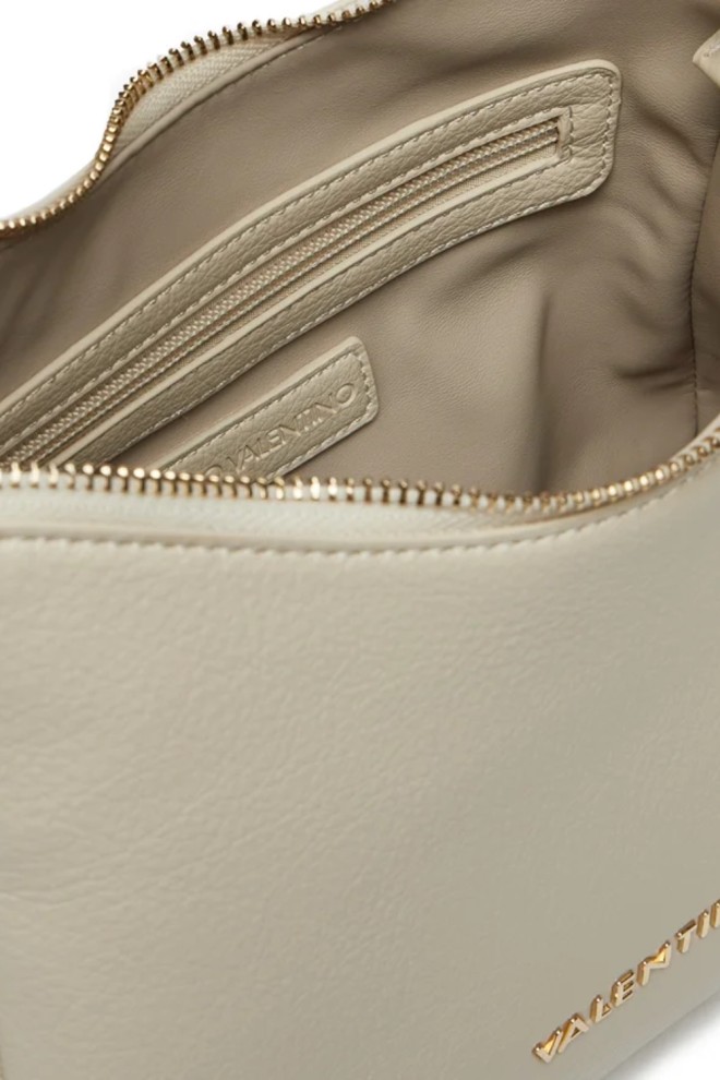 VALENTINO Beżowa damska torebka Kalimba Hobo Bag z saszetką