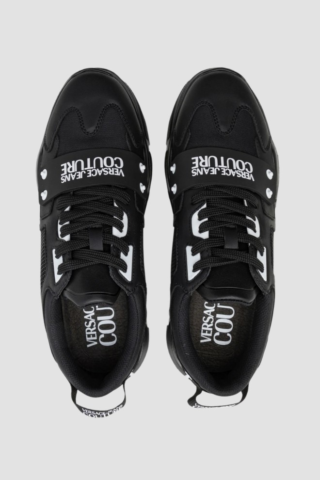 VERSACE JEANS COUTURE Negru bărbați Fondo Speedtrack adidași DIS. SC4