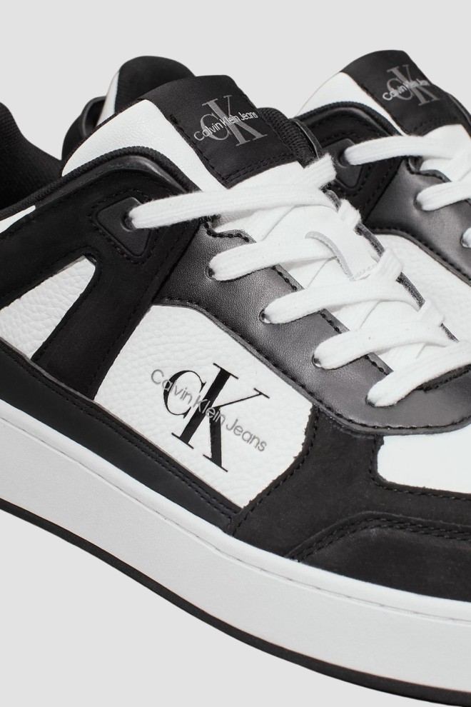 CALVIN KLEIN Czarno-białe sneakersy męskie