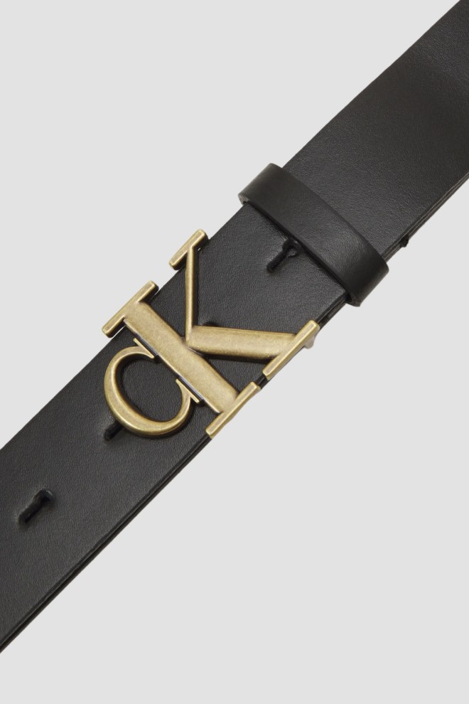 CALVIN KLEIN Black women's cK belt