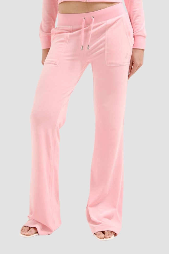 JUICY COUTURE Pink Women's Layla Low Rise Sweatpants
