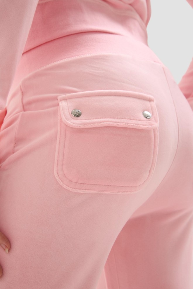 JUICY COUTURE Pink Women's Layla Low Rise Sweatpants