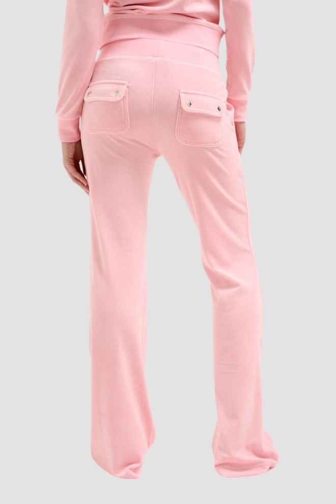 JUICY COUTURE Pink Women's Layla Low Rise Sweatpants