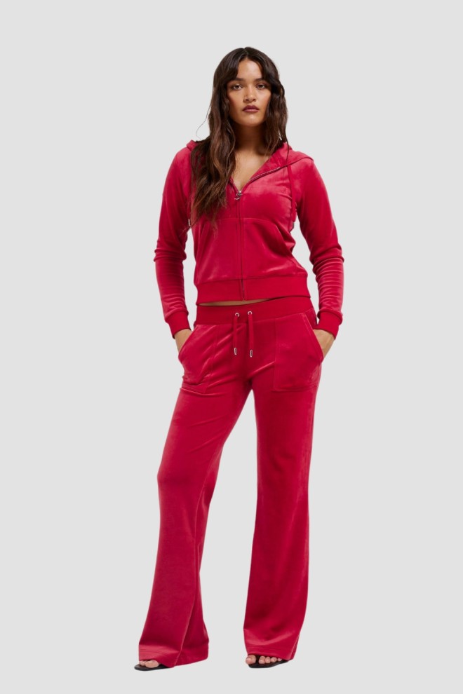 JUICY COUTURE Red Women's Layla Low Rise Sweatpants