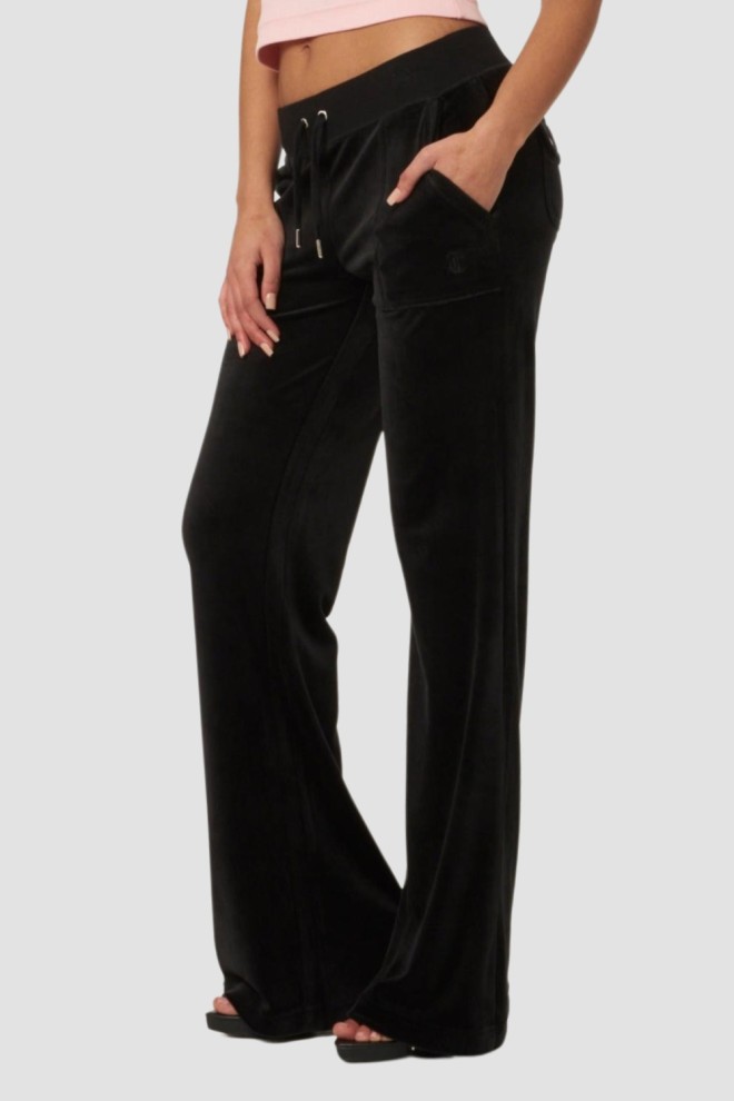 JUICY COUTURE Black Women's Layla Low Rise Sweatpants