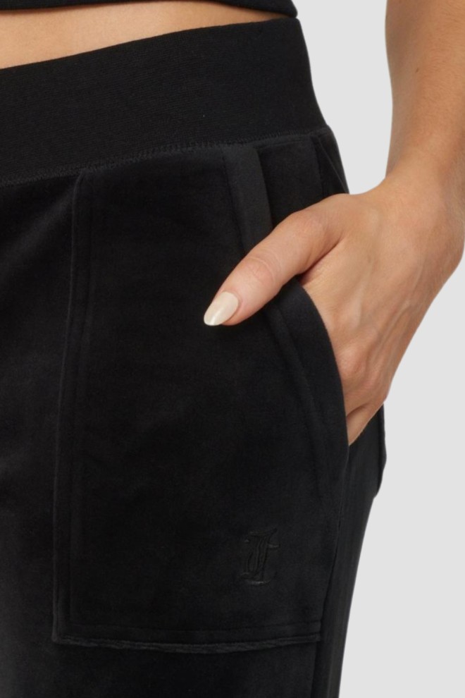 JUICY COUTURE Black Women's Layla Low Rise Sweatpants