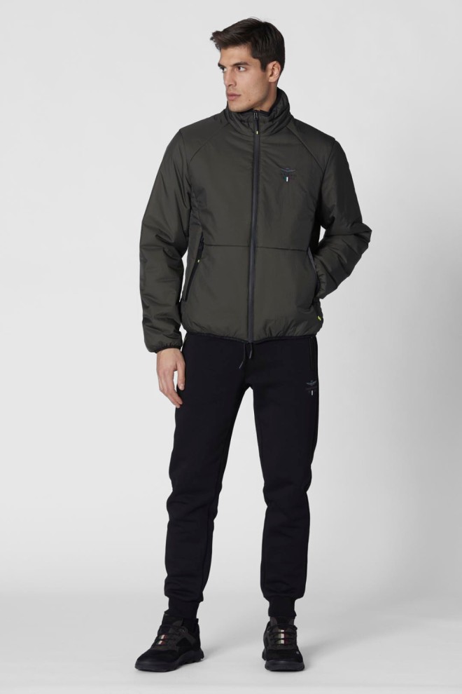 AERONAUTICA MILITARE Pantaloni de trening sport pentru bărbați negri