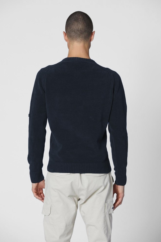 AERONAUTICA MILITARE Navy blue men's sweater