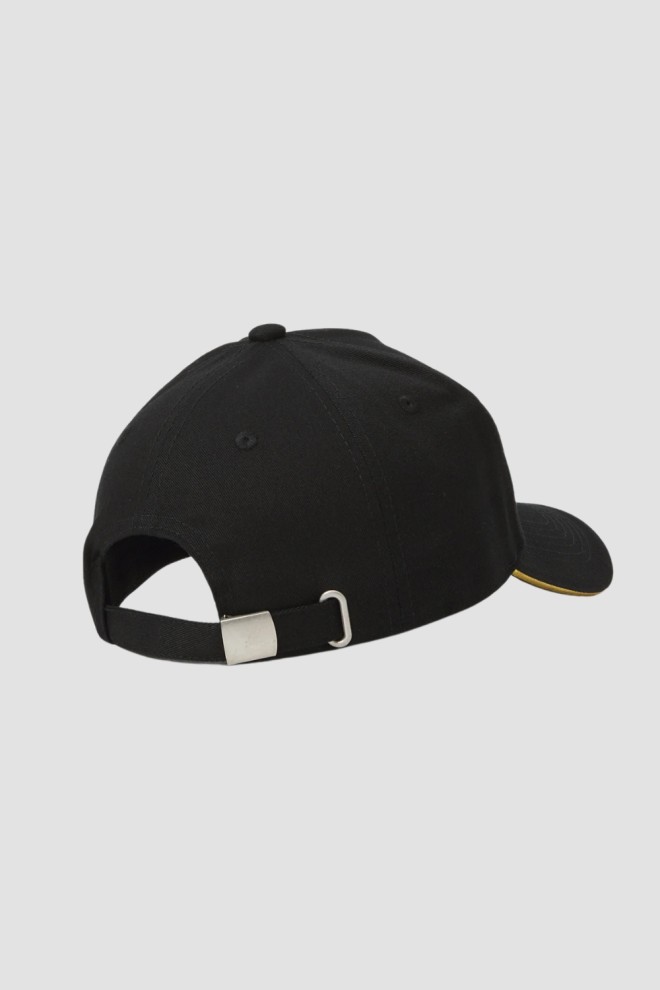 JUST CAVALLI Black JC Gothic Institutional cap