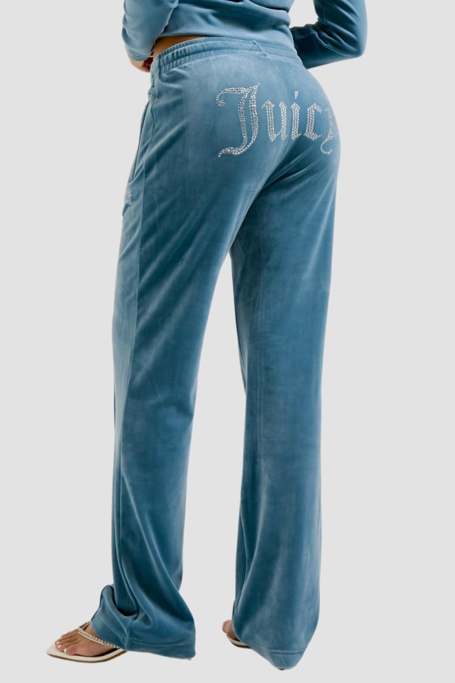 JUICY COUTURE Pantaloni scurți Tina pentru femei, albastru