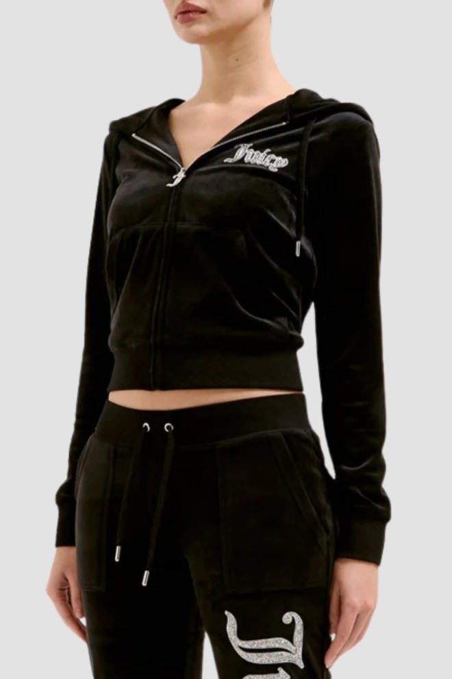 JUICY COUTURE Negru Hoodie Robertson Caviar pentru femei