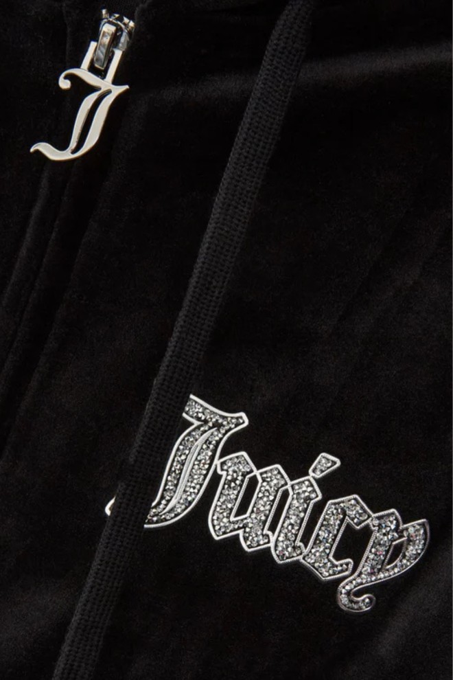 JUICY COUTURE Negru Hoodie Robertson Caviar pentru femei