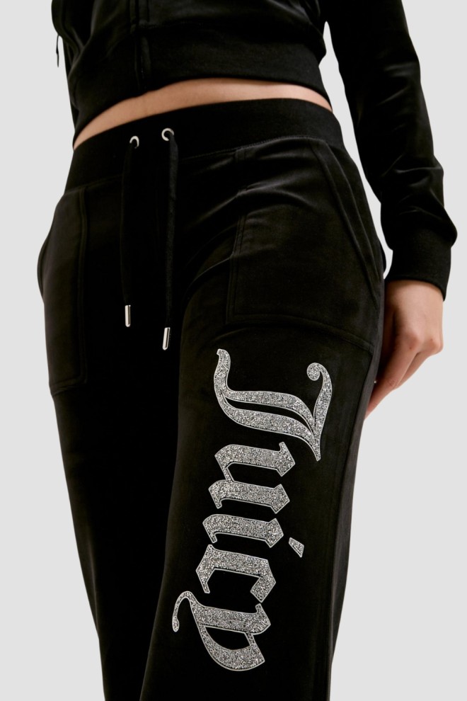JUICY COUTURE Negru femei Layla Caviar Trackpants