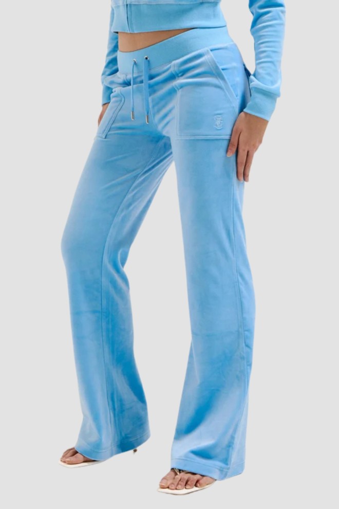JUICY COUTURE Pantaloni de trening cu buzunare Del Ray albastru pentru femei
