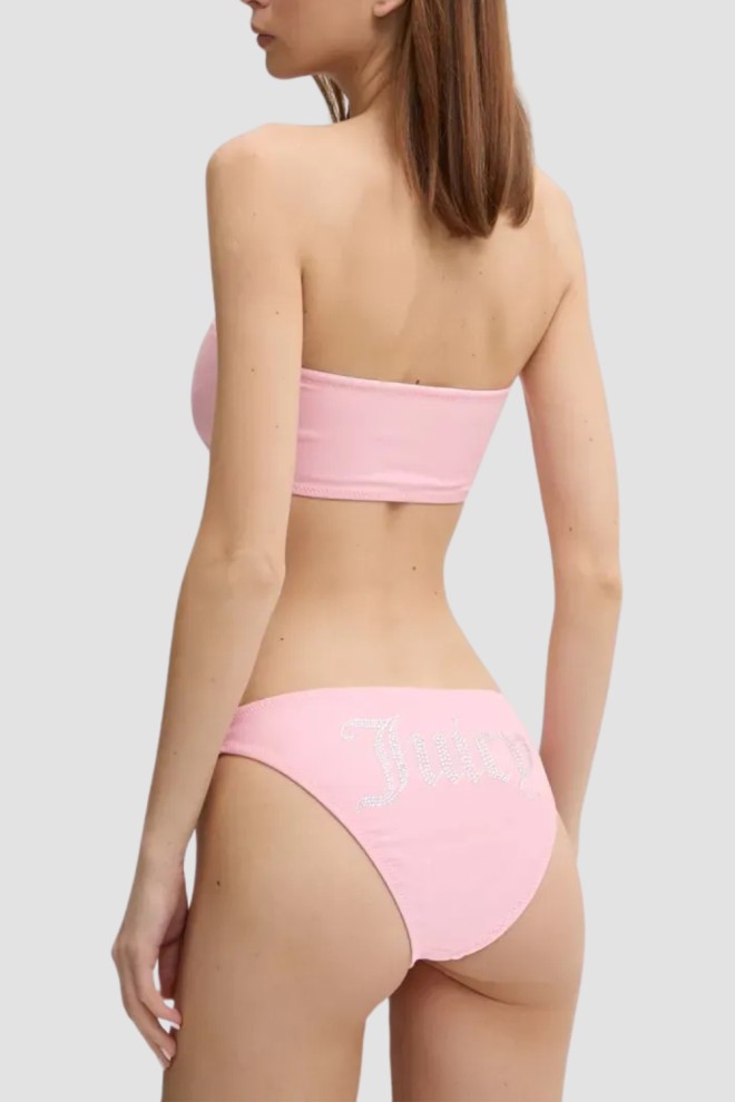 JUICY COUTURE Costum de baie cu bandă roz Set de bikini