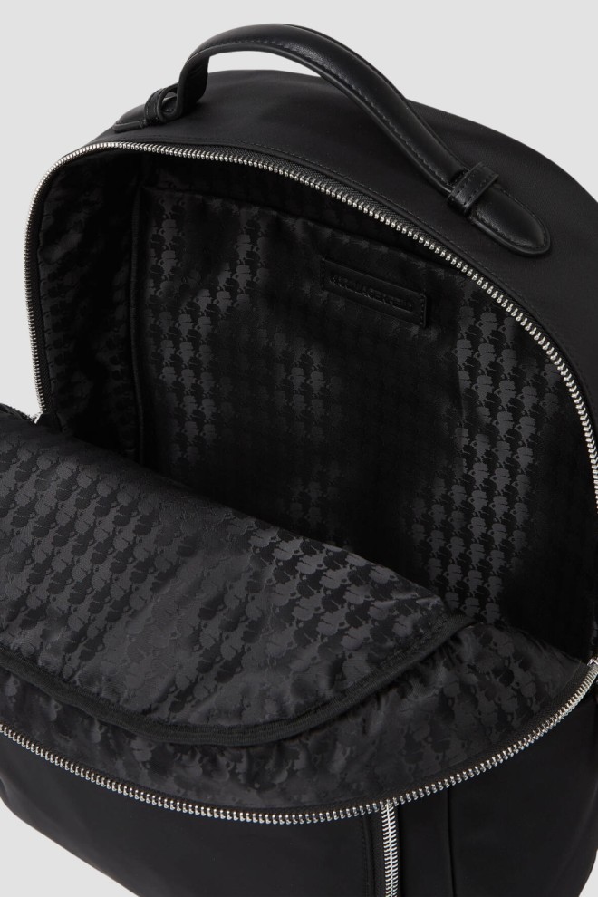 KARL LAGERFELD Rucsac negru Ikon Nylon