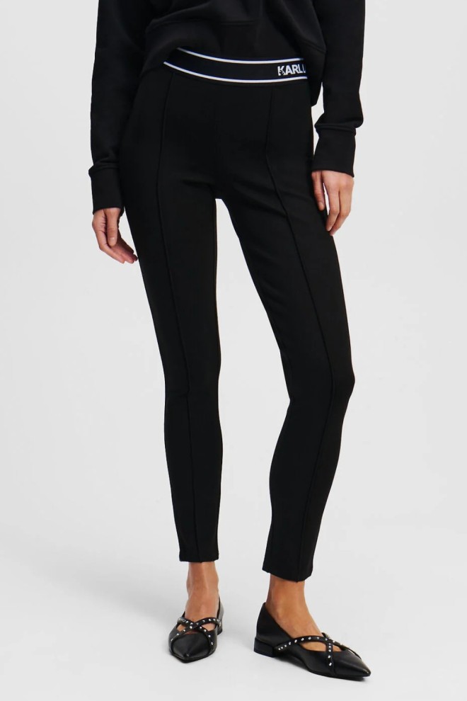 KARL LAGERFELD Jambiere negre pentru femei