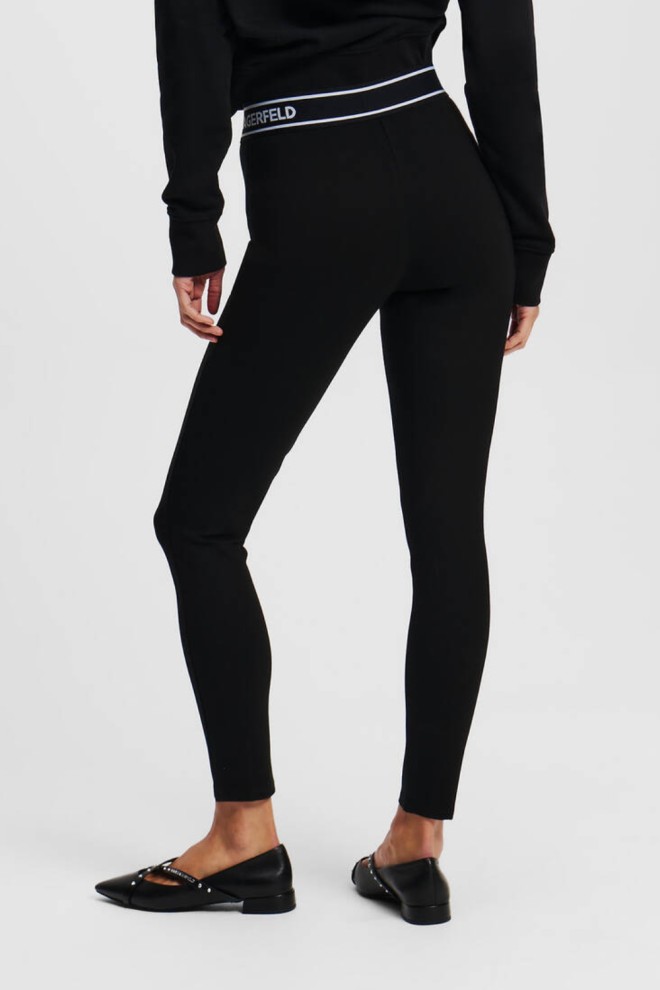 KARL LAGERFELD Jambiere negre pentru femei