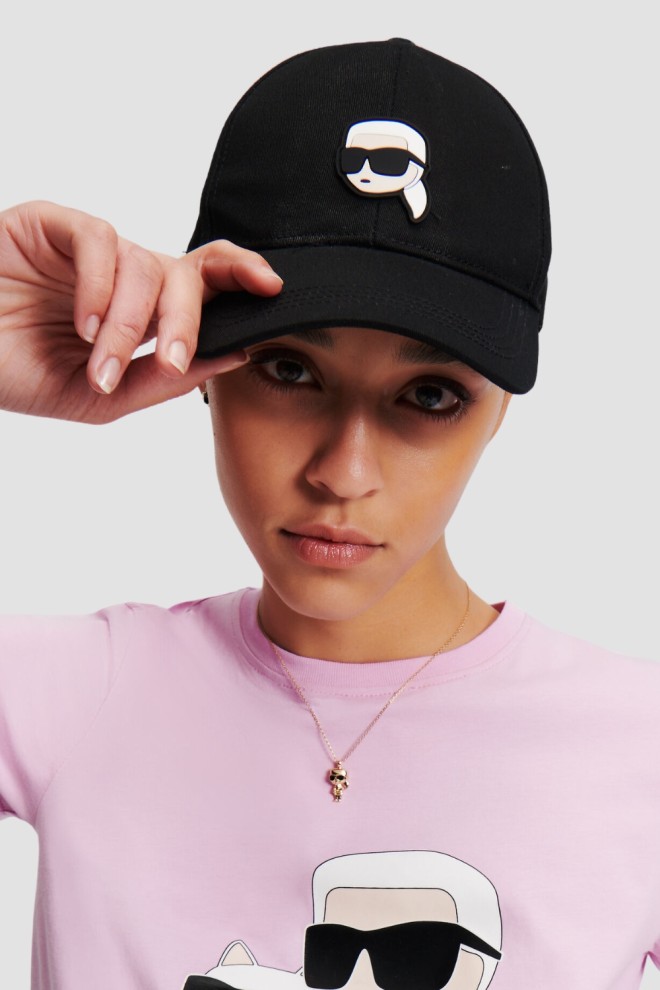 KARL LAGERFELD Șapcă neagră Ikon