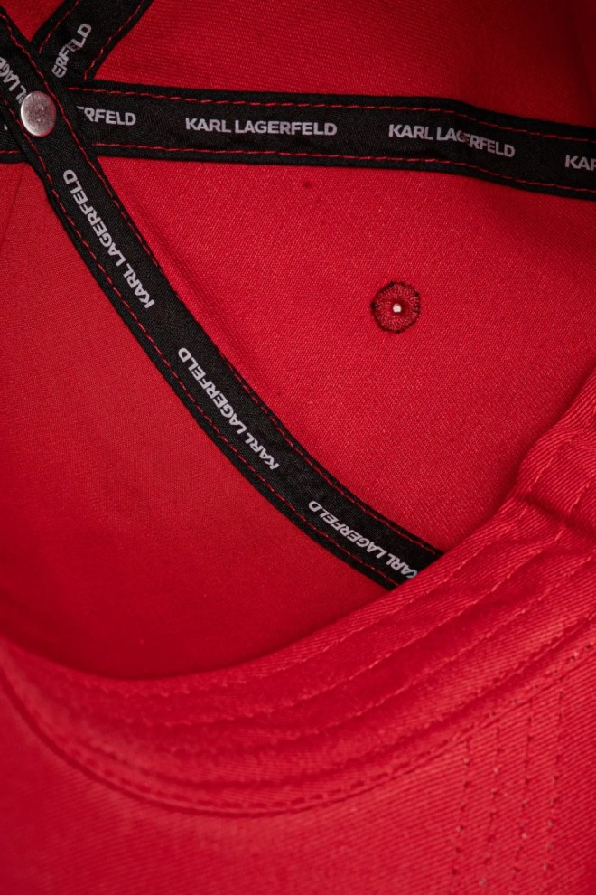 KARL LAGERFELD Șapcă roșie Ikon