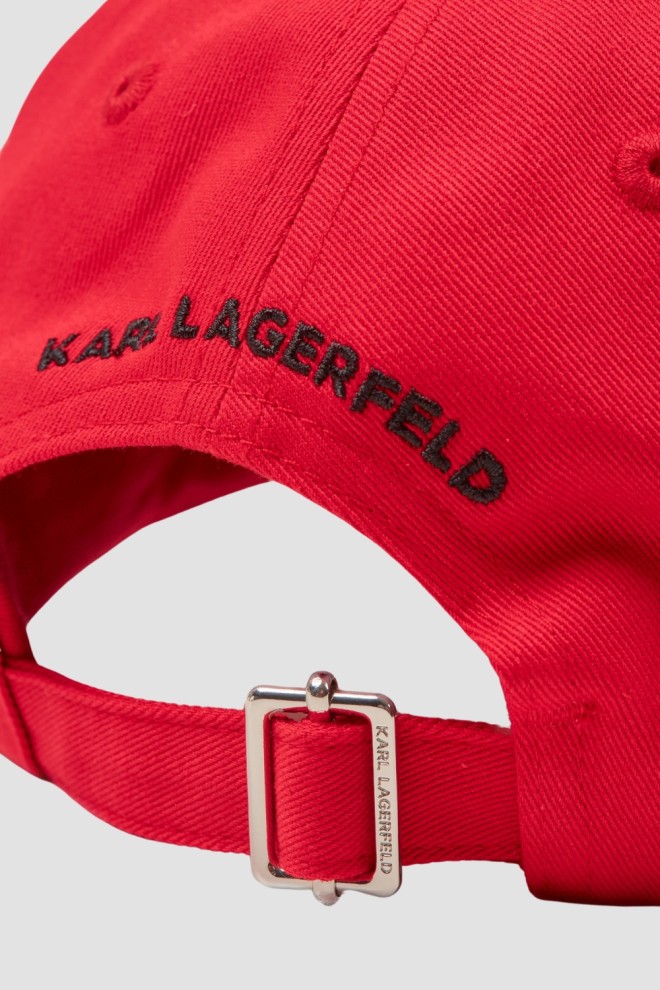 KARL LAGERFELD Șapcă roșie Ikon