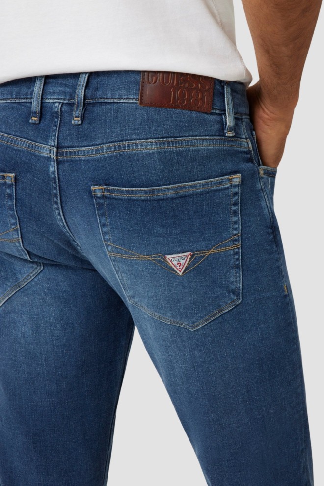 Pantaloni din denim Finnley GUESS Blue pentru bărbați