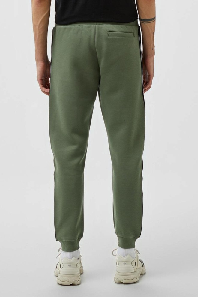 Pantaloni de trening cu dungi Mickey pentru bărbați GUESS Green