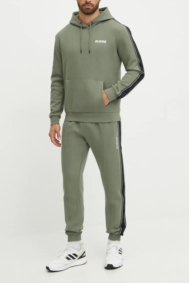 GUESS Green men's Mickey sweatshirt