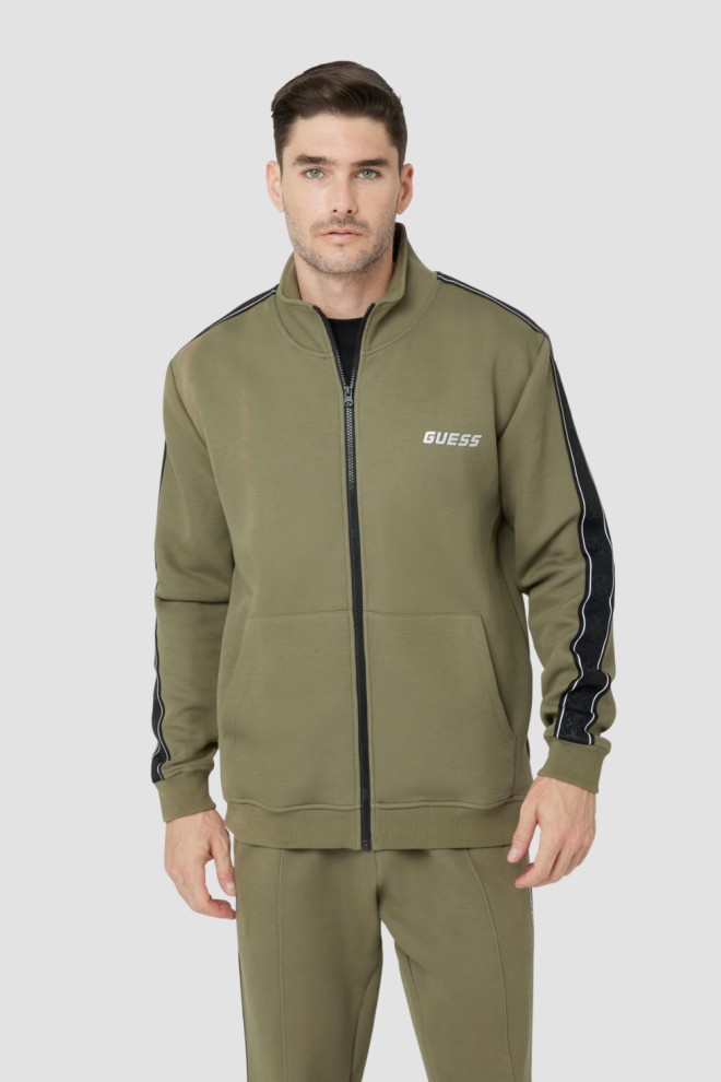 Hanorac Mickey pentru bărbați GUESS Green