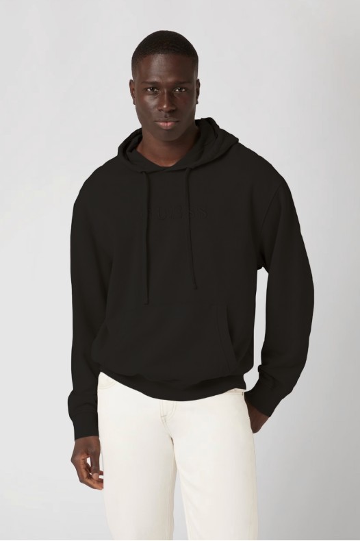 GUESS Tricou negru Finch...