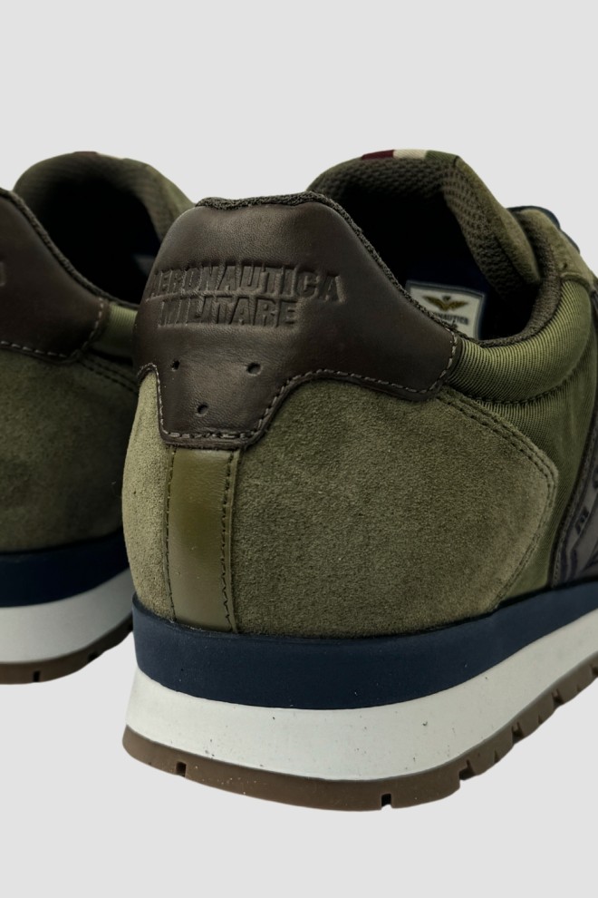 Adidași pentru bărbați AERONAUTICA MILITARE Green Frecce Tricolori
