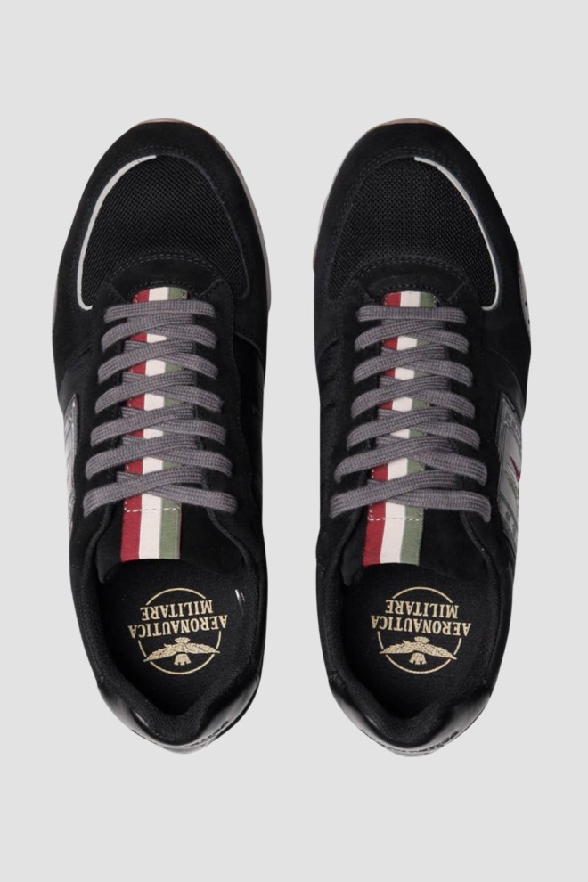 AERONAUTICA MILITARE Black bărbați Frecce Tricolori adidași