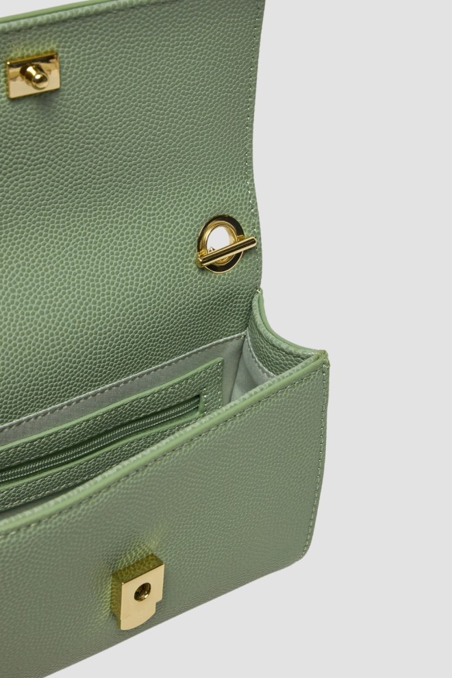 VALENTINO Mic verde Divina Pochette clutch bag