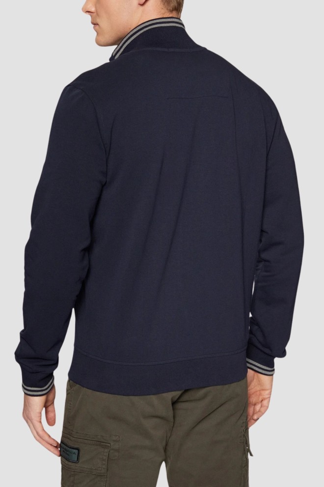 AERONAUTICA MILITARE Hanorace pentru bărbați cu blocuri de culoare albastru marin