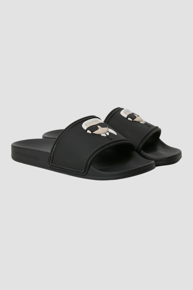 KARL LAGERFELD Negru bărbați KONDO Karl NFT flip-flops