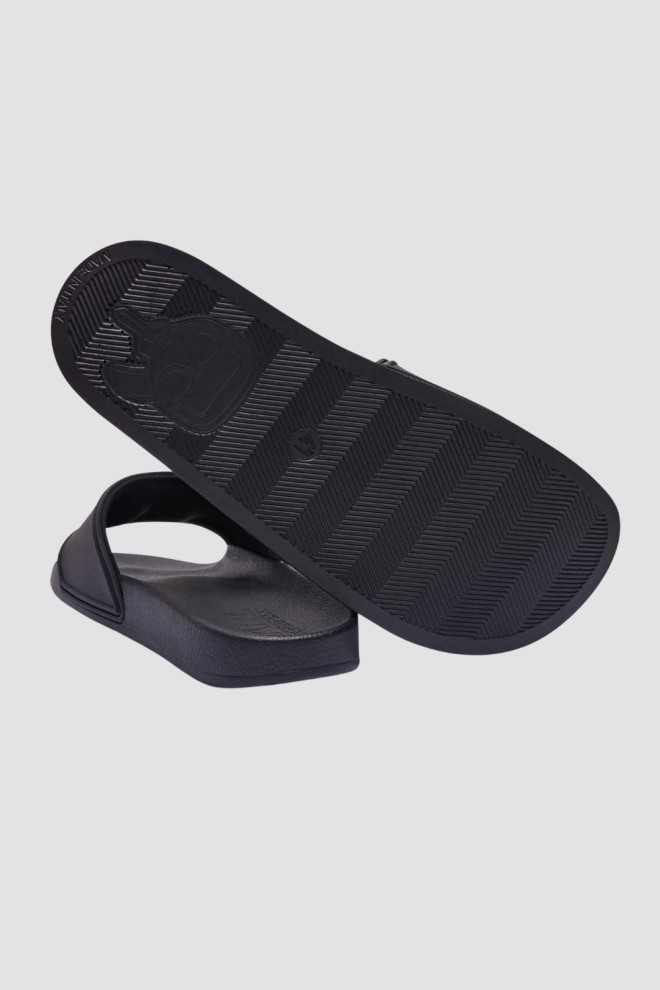 KARL LAGERFELD Negru bărbați KONDO Karl NFT Relief flip-flops