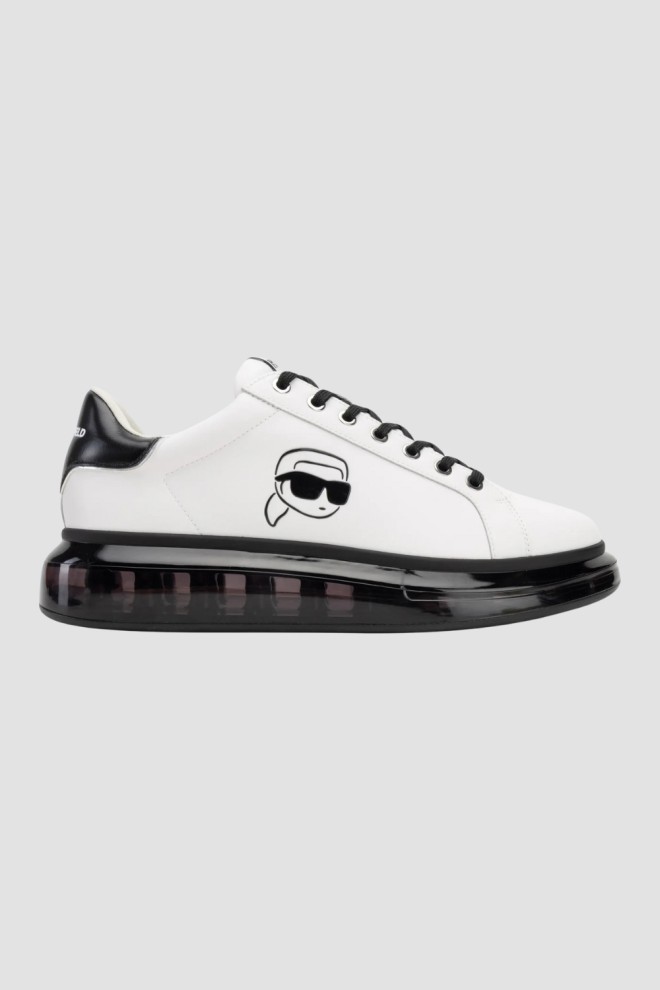 KARL LAGERFELD White men's KAPRI KUSHION Outline NFT sneakers