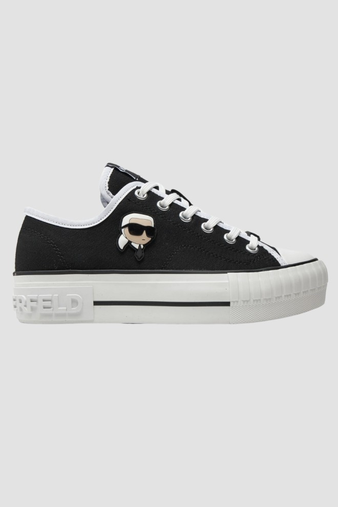 KARL LAGERFELD Black women's sneakers KAMPUS MAX NFT