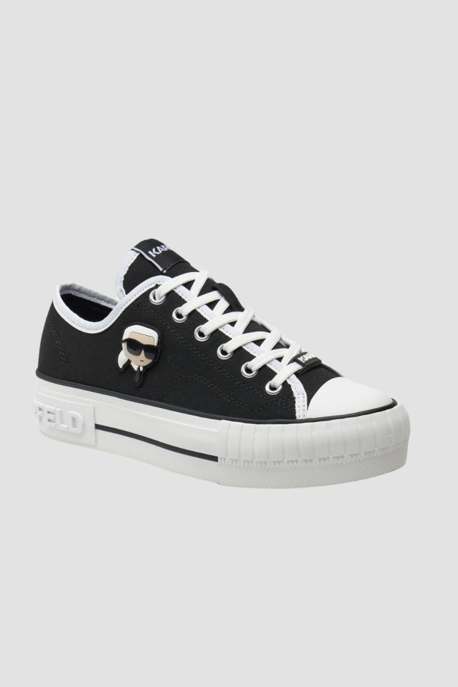 KARL LAGERFELD Black women's sneakers KAMPUS MAX NFT
